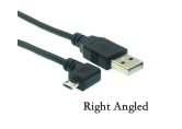 Кабель USB Type A на Micro USB угол вправо 1 м