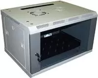 Шкаф настенный Pro 12U 600x600 стеклянная дверь, 2 ЧАСТИ, TWT-CBWPG-12U-6x6-GY