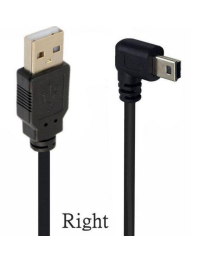 Кабель USB Type A на Mini USB угол вправо 1 м