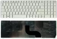 Клавиатура для ноутбука Packard Bell TM81, TM86, TM87, TM89, LM98, TM94, TX86, NV50 белая