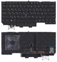 Клавиатура для ноутбука Lenovo ThinkPad X1 carbon Gen 5 2017, черная с подсветкой