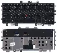 Клавиатура для ноутбука Lenovo ThinkPad Helix 2nd 20CG 20CH, черная с подсветкой
