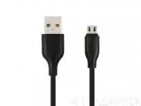 Кабель USB Vixion (K2) MicroUSB, 1 метр, черный