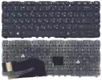 Клавиатура для ноутбука HP EliteBook 840 G1, G2, черная без рамки с указателем