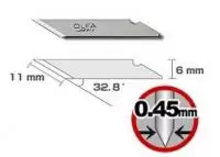 Сменные лезвия OLFA (Олфа) OL-KB 25 шт.