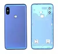 Задняя крышка корпуса для телефона Xiaomi Redmi Note 6, голубая