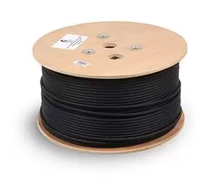 Cabeus UTP-4P-Cat.5e-SOLID-OUT-LSZH-UV Кабель витая пара UTP (U/UTP), категория 5e, 4 пары (24 AWG), одножильный, для внешней прокладки (+75 C - -40), 