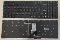 Клавиатура для ноутбука Acer Aspire VX5-591G, VX5-591, VX15, VN7-593, G9-591G, черная, с подсветкой