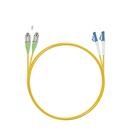 Cabeus FOP(d)-9-FC/APC-LC/UPC-2m Шнур оптический duplex FC/APC-LC/UPC 9/125 sm 2м LSZH