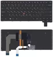 Клавиатура для ноутбука Lenovo Yoga S3-14, Yoga 460, черная с подсветкой