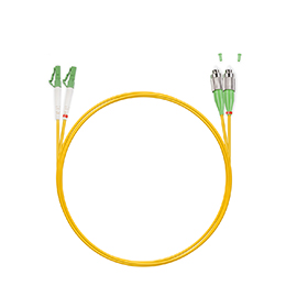 Cabeus FOP(s)-9-FC/APC-LC/APC-2m Шнур оптический simplex FC/APC-LC/APC 9/125 sm 2м LSZH