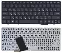 Клавиатура для ноутбука HP EliteBook 2560P, 2570P, черная с черной рамкой