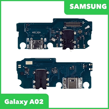 Разъем зарядки для телефона Samsung Galaxy A02 (A022F), микрофон