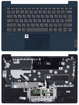 Клавиатура для ноутбука Lenovo IdeaPad 5-14ARE05 топкейс синий