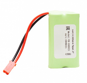 Аккумулятор Ni-MH 2.4V 2400mAh AA Flatpack разъем JST