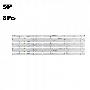 Светодиодная подсветка для телевизоров 50" DS50M7A-DS01-V01 02006-DS50M7A00-01 (комплект 8 шт.)