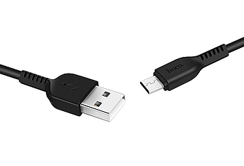 Кабель USB HOCO X20 Flash для Micro USB 2А, 1м, черный