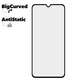 Защитное стекло для телефона Samsung Galaxy A20 Super max Anti-static big curved glass