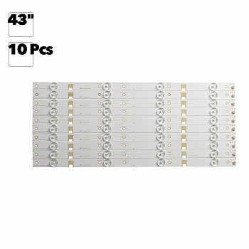 Светодиодная подсветка для телевизоров 43" LB-C430U14-E2-L-G1-XRK (комплект 10 шт.)