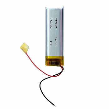 Аккумуляторная батарея Li-Pol (6x17x45мм), 2pin, 3.7В, 430мАч