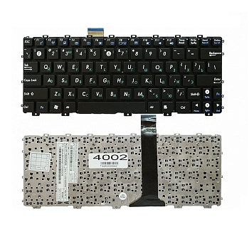 Клавиатура для ноутбука Asus Eee PC 1011, 1015, 1018, X101, черная, без рамки