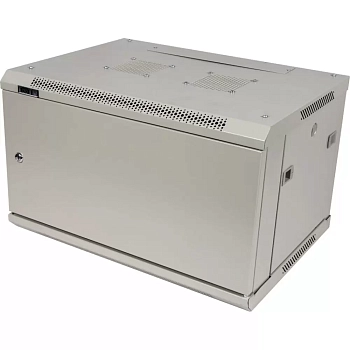 Шкаф настенный Pro 9U 600x800 металлическая дверь, 1 ЧАСТЬ, TWT-CBWPM-9U-6x8-GY