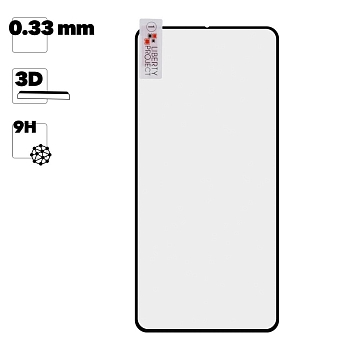 Защитное стекло "LP" для телефона Huawei Mate 40 Pro 3D Full Glue Tempered Glass 0.33 мм, 9H (ударопрочное)