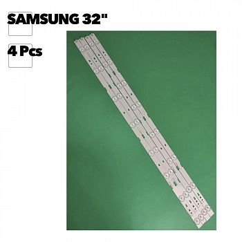 Светодиодная подсветка для телевизоров 32"SAMSUNG 2012SONY32A/B 3228 08 REV1.1 (комплект 4 шт.)