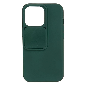 Накладка UNBROKE soft case with camera slider для iPhone 13 Pro, зеленая