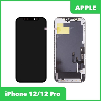 LCD дисплей для Apple iPhone 12, 12 Pro оригинальная матрица ZY In-Cell LTPS FHD (черный)