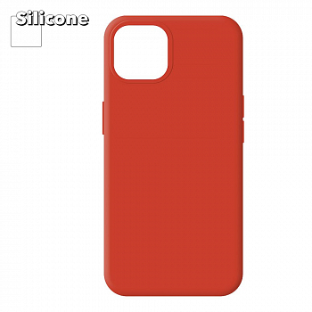 Силиконовый чехол для iPhone 13 "Silicone Case" (оранжевый)