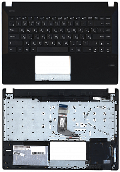 Клавиатура для ноутбука Asus P453UJ-1A черная, Топкейс