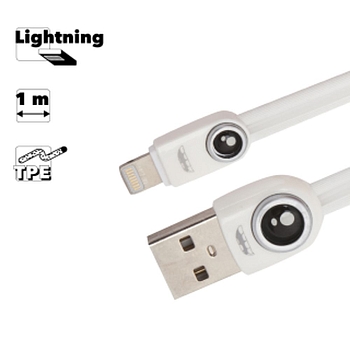 USB кабель Remax Lemen Series Cable RC-101i Apple 8-pin, белый