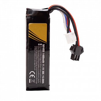 Аккумулятор Li-Pol 11.1V 401855 1400mAh разъем SM