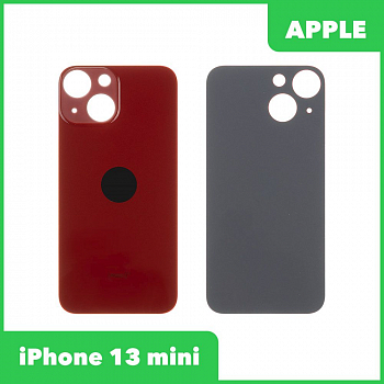 Задняя крышка для телефона Apple iPhone 13 mini с логотипом (красный)