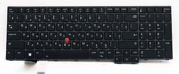Клавиатура для ноутбука Lenovo Thinkpad P16s, T16 gen1, черный, с подсветкой