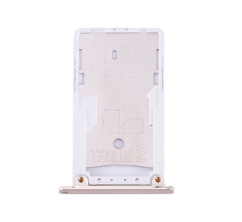 Держатель (лоток) SIM-карты для Xiaomi Redmi Note 3 Pro, золотой