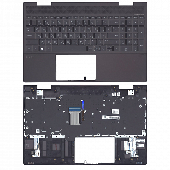 Клавиатура для ноутбука HP Envy 15-ED, 15-EE топкейс черный