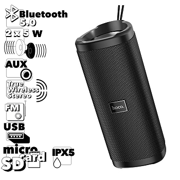 Bluetooth колонка Hoco HC4 Bella Sports BT Speaker, черный