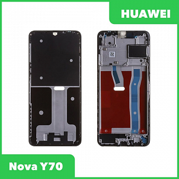 Рамка дисплея Huawei Nova Y70 (черная)