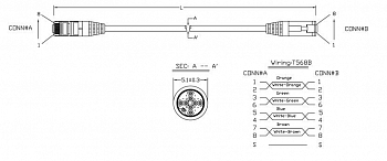 PC-LPM-STP-RJ45-RJ45-C5e-1M-LSZH-GN Патч-корд F/UTP, экранированный, Cat.5е (100% Fluke Component Tested), LSZH, 1 м, зеленый Hyperline