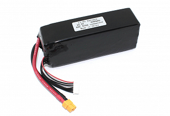 Аккумулятор Li-Pol 22.2V 6S 6200mAh 60С XT60 разъем