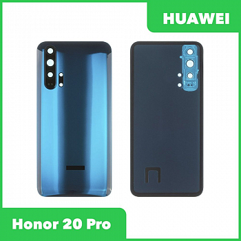 Задняя крышка для телефона Huawei Honor 20 Pro (YAL-L41) со стеклом камеры (зеленый)