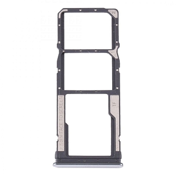 Держатель (лоток) SIM-карты для Xiaomi Redmi Note 8T, серебряный