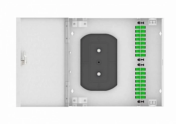 Кросс оптический, настенный, 16 SC/APC адаптеров, одномодовый, TopLAN, укомплектованный