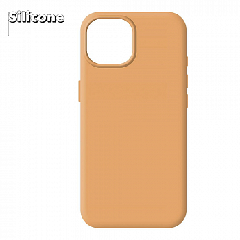 Силиконовый чехол для iPhone 15 "Silicone Case" (Orange Sorbet)