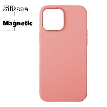 Силиконовый чехол для iPhone 13 Pro Max "Silicone Case" with MagSafe (Pink Pomelo)