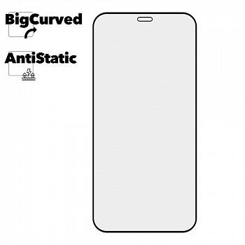 Защитное стекло для телефона iPhone 12 mini Super max Anti-static big curved glass