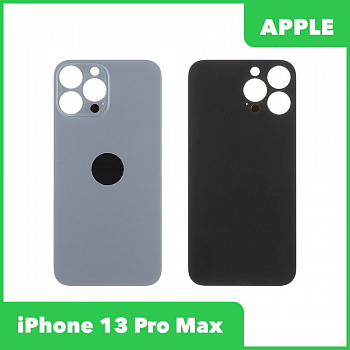 Задняя крышка для телефона Apple iPhone 13 Pro Max с логотипом (голубой)