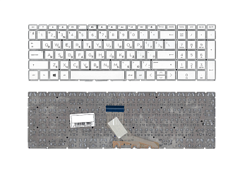 Клавиатура для ноутбука HP 15-DB000, белая